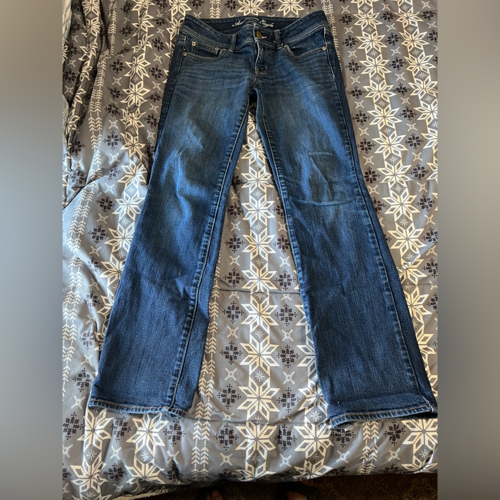 American Eagle Outfitters Dark Blue Boot Cut Jeans